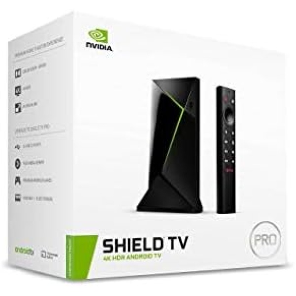 NVIDIA SHIELD Android TV Pro Streaming Media Player; 4K HDR movies, live sports