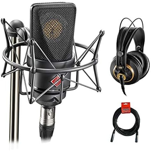 Neumann TLM 103 Condenser Microphone Mono Set (Black) with AKG K 240 Studio Pro