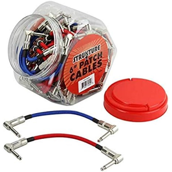 STRUKTURE S6P48RB 6" Patch Woven Cable R Angle, in 48 Piece