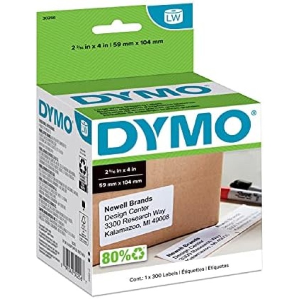 DYMO Authentic LW Large Shipping Labels, DYMO Labels for LabelWriter Label Print