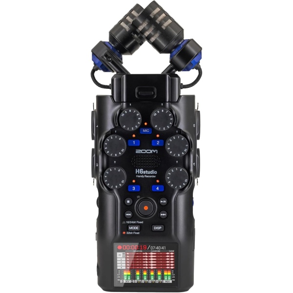 Zoom H6 Studio Handheld Recorder for Musicians, Filmmakers & Podcasters